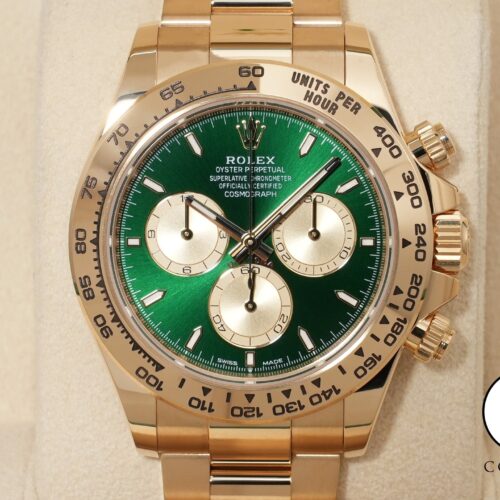 ロレックス デイトナ Ref.126508 イエローゴールド グリーン文字盤 商品画像1