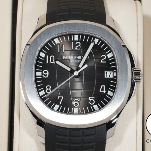 パテックフィリップ アクアノート TIFFANY＆CO. Ref.5167A-001 ステンレススチール ブラック文字盤 中古 tcrd2sxd 商品画像1