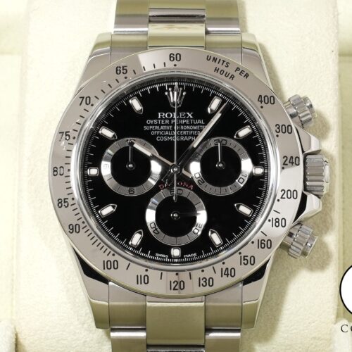 ロレックス デイトナ Ref.116520 ステンレススチール ブラック文字盤 中古 wddt72w4 商品画像1