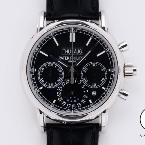 パテックフィリップ パーペチュアルカレンダー スプリットセコンド クロノグラフ Ref.5204P-011 プラチナ ブラック文字盤 商品画像1