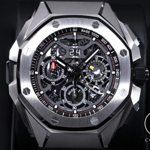 オーデマピゲ ロイヤルオーク コンセプト スプリットセコンド クロノグラフ GMT ラージデイト Ref.26650TI.OO.D013CA.01 チタン オープンワーク文字盤 未使用 fnbz9tdm 商品画像1