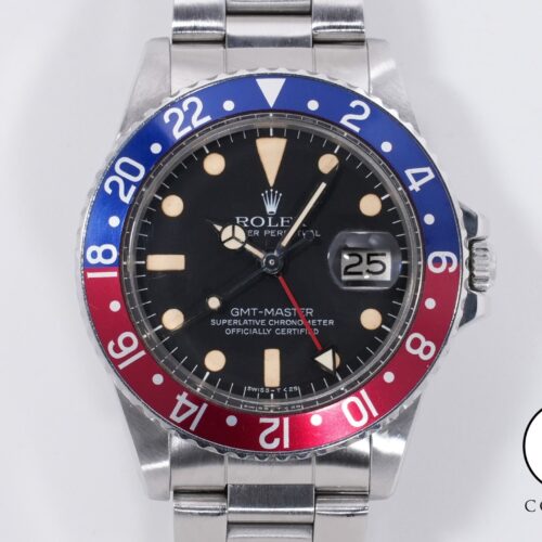 ロレックス GMTマスター Ref.1675 ステンレススチール ブラック文字盤 オイスターブレスレット 商品画像1