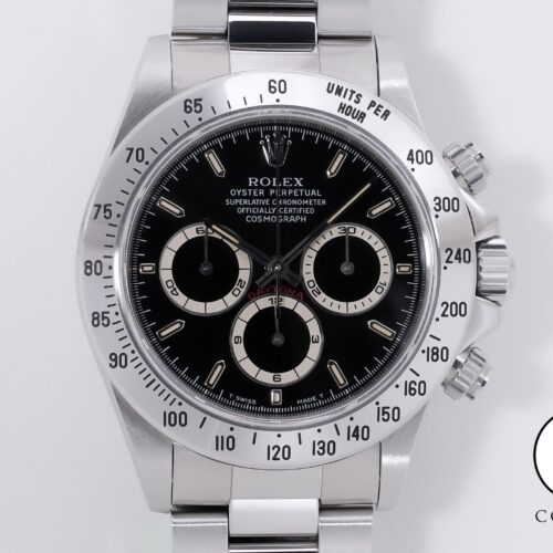 ロレックス デイトナ エルプリメロ Ref.16520 ステンレススチール ブラック文字盤 中古 ougp6i4x 商品画像1