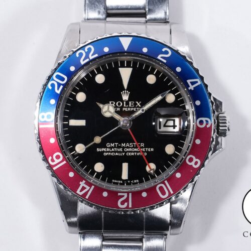 ロレックス GMTマスター Ref.1675M ステンレススチール ブラック文字盤 オイスターブレスレット 中古 654rzw5n 商品画像1