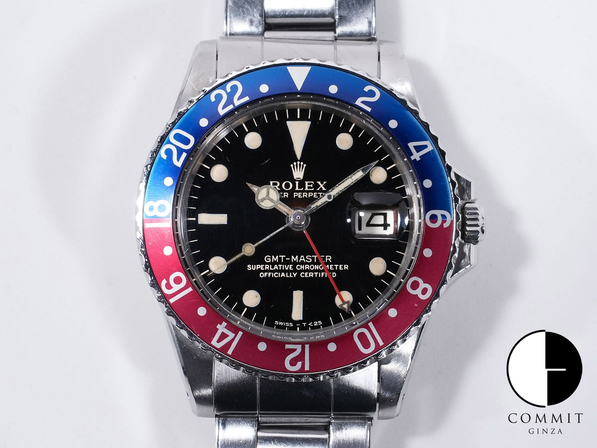ロレックス GMTマスター Ref.1675M ステンレススチール ブラック文字盤 オイスターブレスレット 中古 654rzw5n 商品画像1