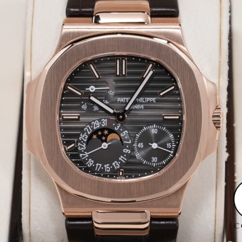 パテックフィリップ ノーチラス Ref.5712R-001 ローズゴールド ブラック ブラウン文字盤 美品 4imf67aq 商品画像1