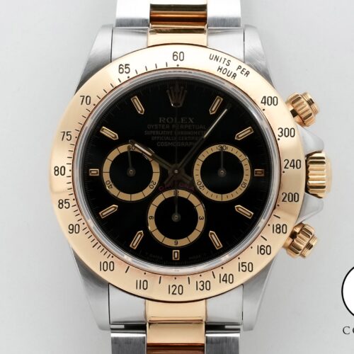 ロレックス デイトナ エルプリメロ Ref.16523 ステンレススチール/イエローゴールド ブラック文字盤 中古 8rrhy6rx 商品画像1