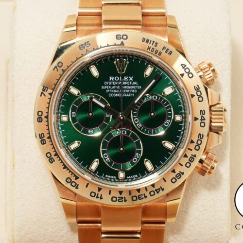 ロレックス デイトナ Ref.116508 イエローゴールド グリーン文字盤 中古 padbiess 商品画像1