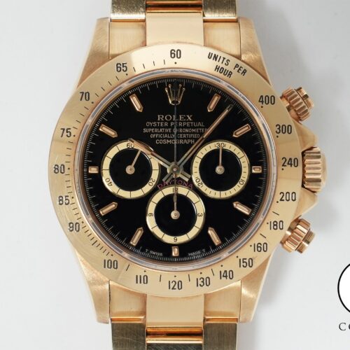 ロレックス デイトナ エルプリメロ Ref.16528 イエローゴールド ブラック文字盤 中古 bh2fmi93 商品画像1