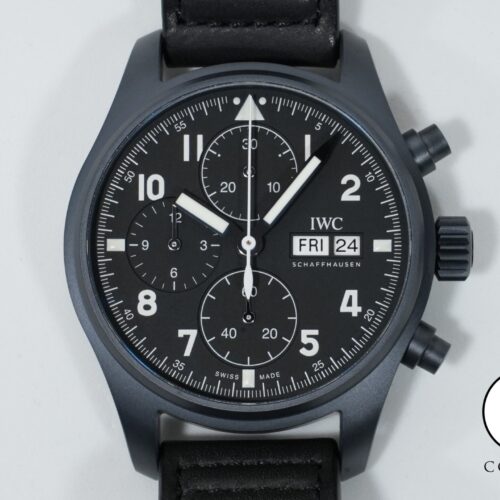 IWC パイロットウォッチ クロノグラフ トリビュート トゥ 3705 Ref.IW387905 セラタニウム ブラック文字盤 未使用 vdwc77cy 商品画像1