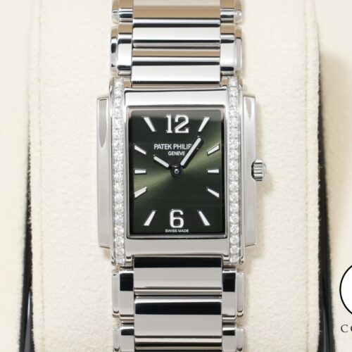 パテックフィリップ Twenty-4 Ref.4910/1200A-011 ステンレススチール オリーブグリーン文字盤 中古 5fei9yh4 商品画像1