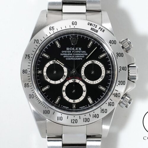 ロレックス デイトナ エルプリメロ Ref.16520 ステンレススチール ブラック文字盤 中古 mwzd5hv6 商品画像1