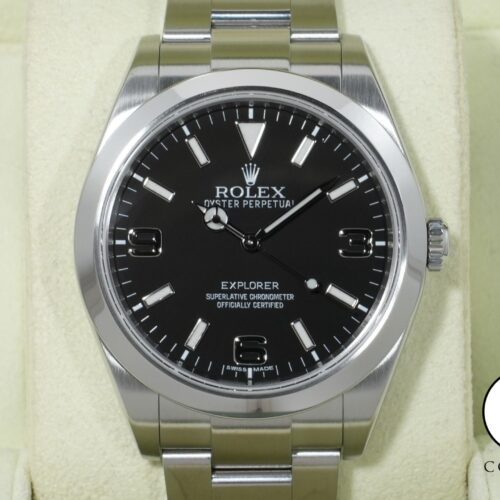 ロレックス エクスプローラーI Ref.214270 ステンレススチール ブラック文字盤 オイスターブレスレット 美品 gscpn3jc 商品画像1