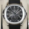 パテックフィリップ アクアノート トラベルタイム Ref.5164A-001 ステンレススチール ブラック文字盤 中古 gfiuodyr 商品画像1