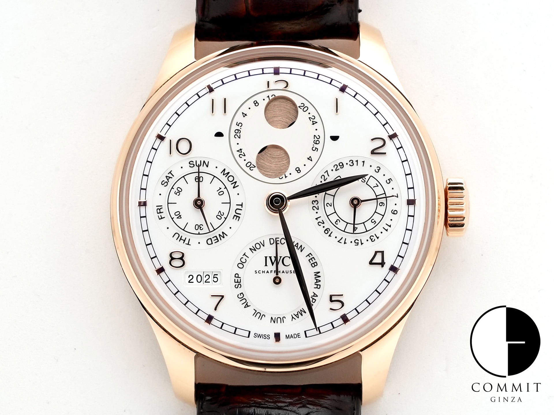 IWC ポルトギーゼ パーペチュアルカレンダー 44 Ref.IW503701 Armor Gold シルバー文字盤 中古 muyxsa8v 商品画像1