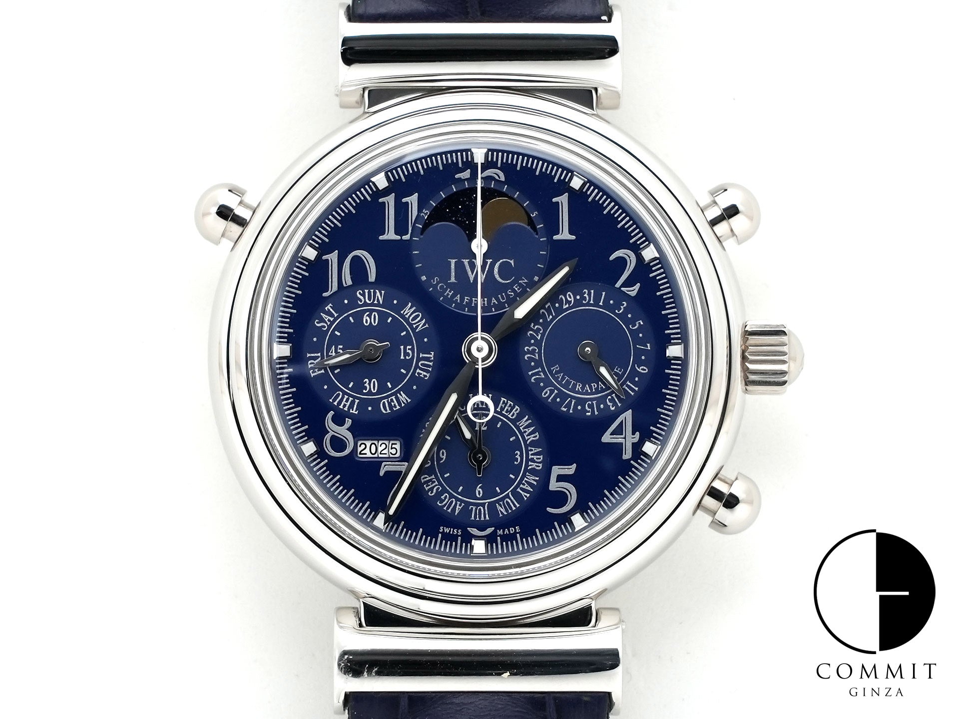 IWC ダ・ヴィンチ パーペチュアルカレンダー クロノグラフ ラトラパンテ Ref.3754 プラチナ ブルー文字盤 美中古 nrh5xu58 商品画像1