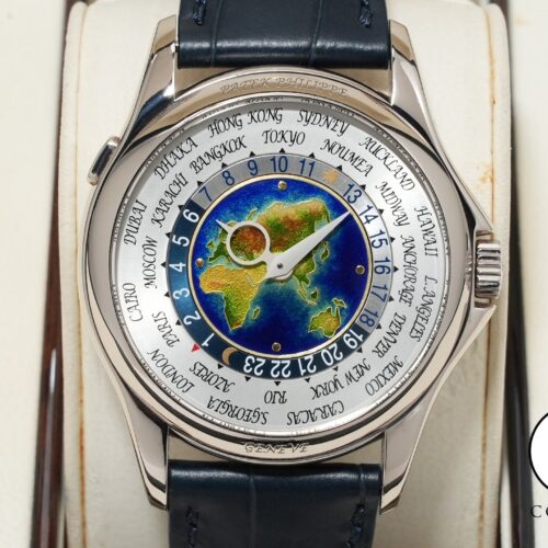 パテックフィリップ ワールドタイム クロワゾネ Ref.5131G-001 ホワイトゴールド クロワゾネ文字盤 中古 zeuhm8ct 商品画像1