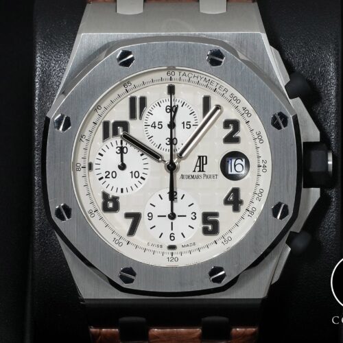 オーデマピゲ ロイヤルオーク オフショア クロノグラフ サファリ Ref.26170ST.OO.D091CR.01 ステンレススチール アイボリー文字盤 中古 63yb8jsw 商品画像1