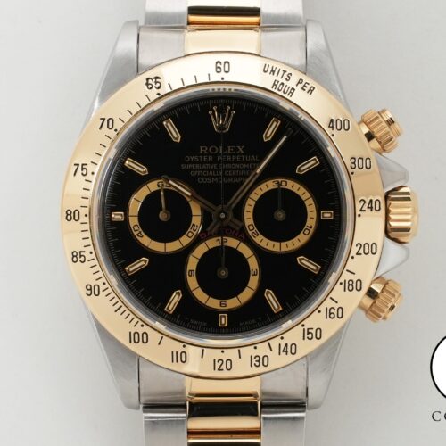 ロレックス デイトナ エルプリメロ Ref.16523 ステンレススチール/イエローゴールド ブラック文字盤 中古 skxbrcex 商品画像1