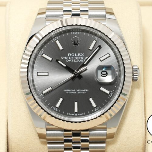 ロレックス デイトジャスト41 Ref.126334 ステンレススチール/ホワイトゴールド スレート文字盤 ジュビリーブレスレット 未使用 xov9ucym 商品画像1