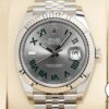 ロレックス デイトジャスト41 Ref.126334 ステンレススチール/ホワイトゴールド スレートローマン文字盤 ジュビリーブレスレット 未使用 xarmwdr3 商品画像1