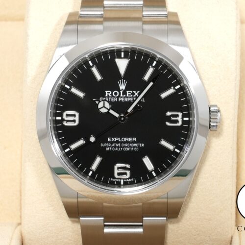 ロレックス エクスプローラーI Ref.214270 ステンレススチール ブラック文字盤 オイスターブレスレット 未使用 h4t56fek 商品画像1