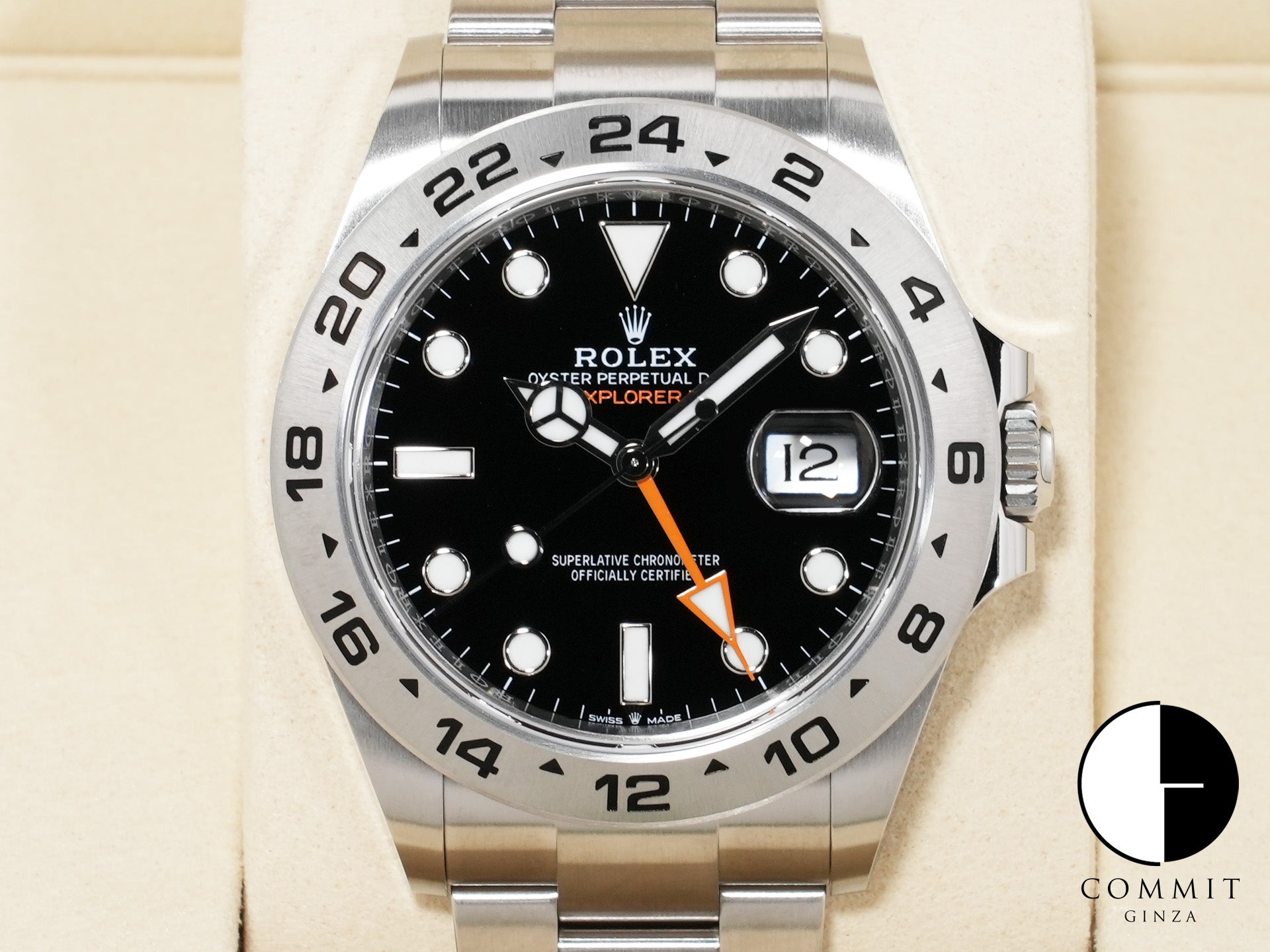 ロレックス エクスプローラーII Ref.226570 ステンレススチール ブラック文字盤 オイスターブレスレット 未使用 6uybdiqa 商品画像1