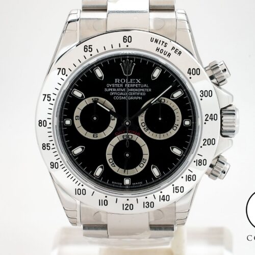 ロレックス デイトナ Ref.116520 ステンレススチール ブラック文字盤 デッドストック qng7nqo5 商品画像1