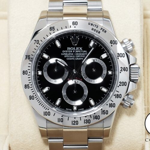ロレックス デイトナ Ref.116520 ステンレススチール ブラック文字盤 中古 4kqi52iu 商品画像1