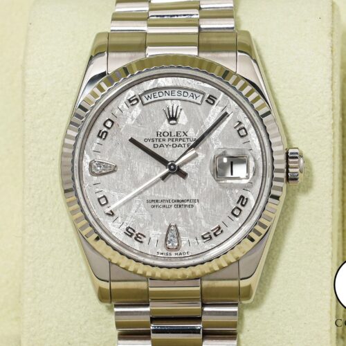 ロレックス デイデイト Ref.118239 2BR ホワイトゴールド メテオライト文字盤 中古 9bqddjrd 商品画像1