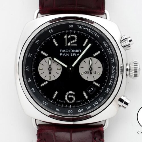 パネライ ラジオミール クロノグラフ Ref.PAM00163 ステンレススチール ブラック文字盤 美中古 ov53btj3 商品画像1