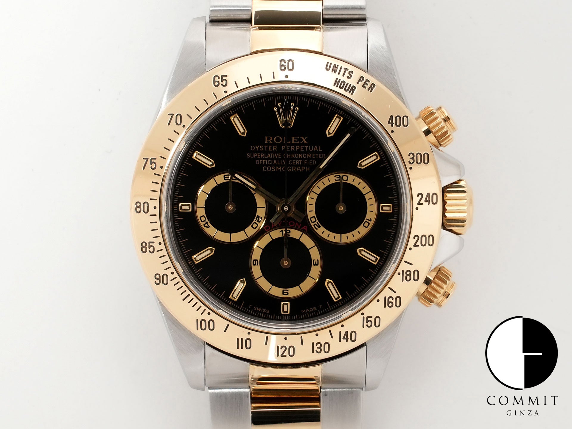 ロレックス デイトナ エルプリメロ Ref.16523 ステンレススチール/イエローゴールド ブラック文字盤 中古 bqhbxmvk 商品画像1