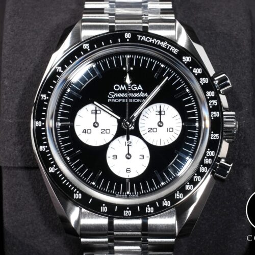 オメガ スピードマスター ムーンウォッチ プロフェッショナル Ref.310.30.42.50.01.004 ステンレススチール ブラックxホワイト文字盤 未使用 attda43x 商品画像1
