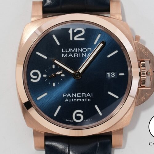 パネライ ルミノール マリーナ ゴールドテック 44mm Ref.PAM01112 ゴールドテック ブルー文字盤 未使用 5wrwo9fw 商品画像1