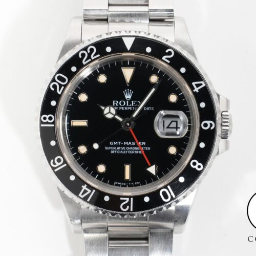 ロレックス GMTマスター Ref.16700 ステンレススチール ブラック文字盤 オイスターブレスレット 中古 vcz9m7tm 商品画像1