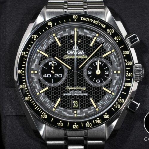 オメガ スピードマスター スーパーレーシング 44.25mm Ref.329.30.44.51.01.003 ステンレススチール ブラック文字盤 美中古 oemaxhv7 商品画像1