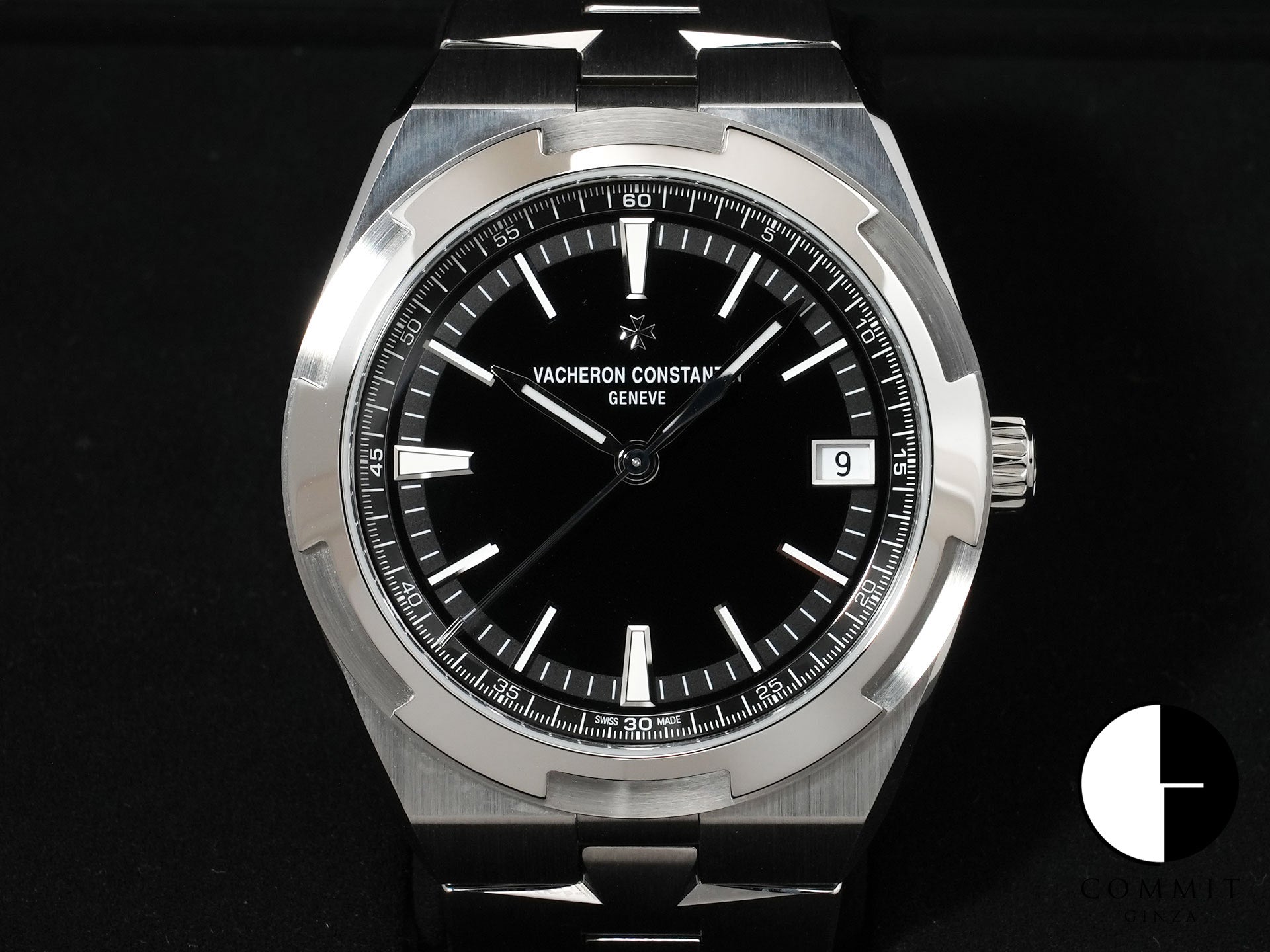 ヴァシュロンコンスタンタン オーヴァーシーズ オートマティック Ref.4520V/210A-B483 ステンレススチール ブラック文字盤 美品 5usp5rnx 商品画像1