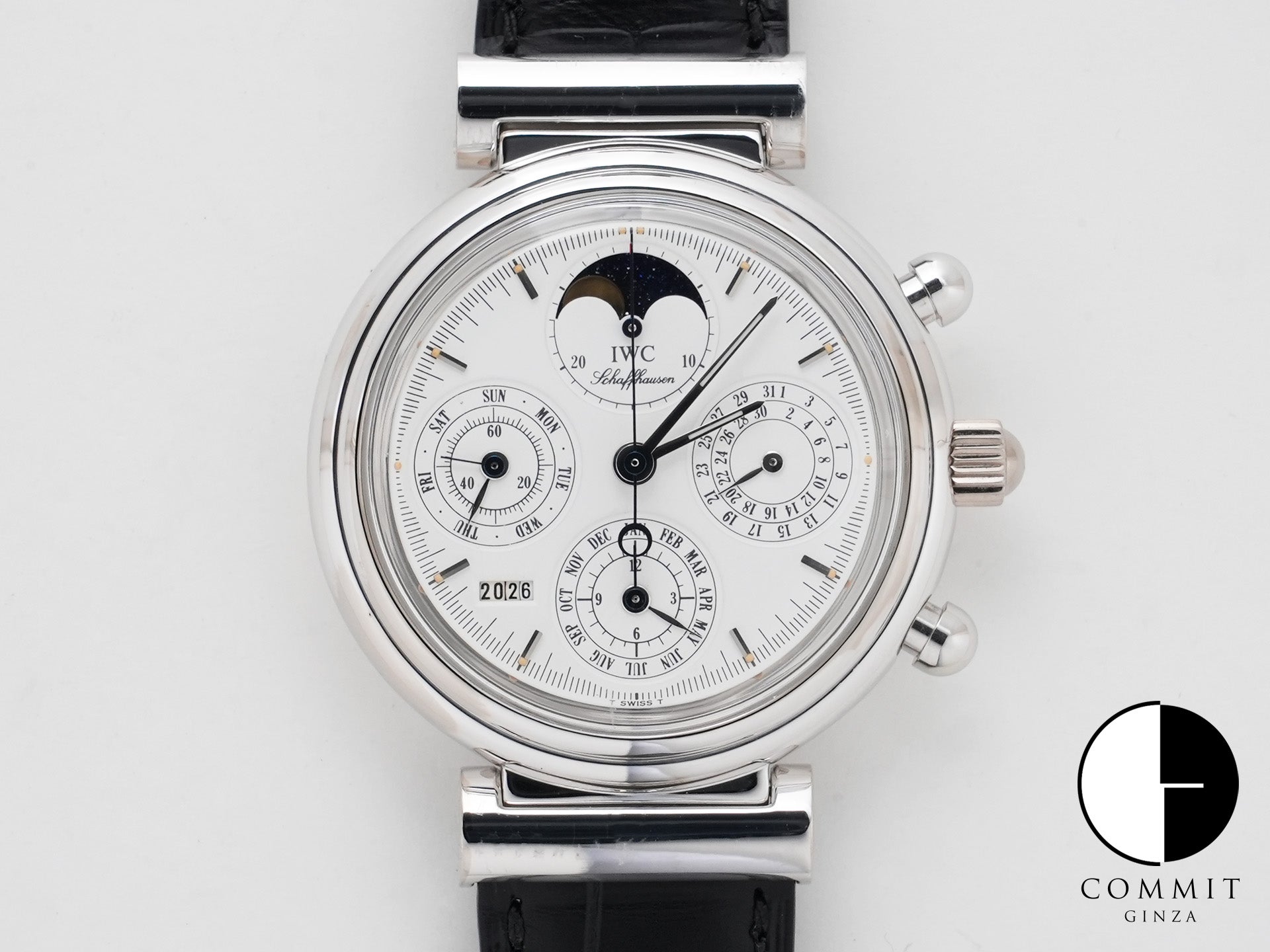 IWC ダ・ヴィンチ パーペチュアルカレンダー クロノグラフ Ref.IW3750 ホワイトゴールド ホワイト文字盤 美中古 qptkmmnd 商品画像1