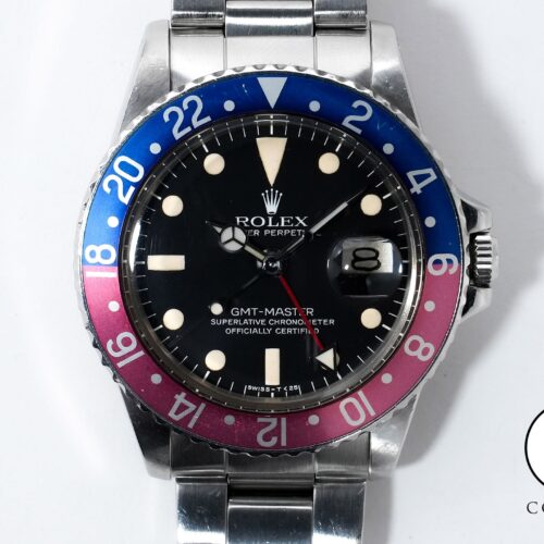ロレックス GMTマスター Ref.1675 ステンレススチール ブラック文字盤 オイスターブレスレット 中古 bpatfghy 商品画像1