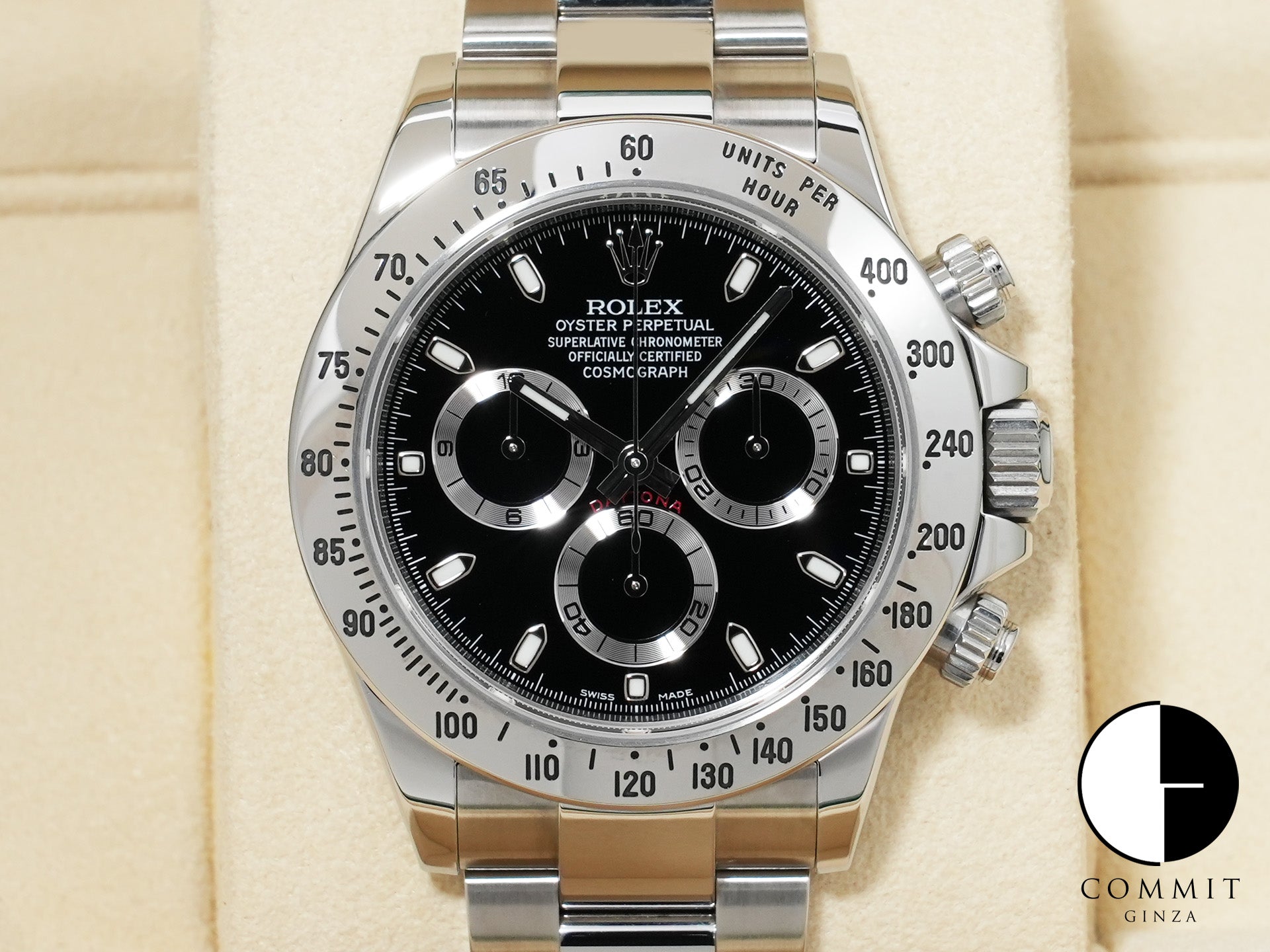 ロレックス デイトナ Ref.116520 ステンレススチール ブラック文字盤 美品 rpswc7it 商品画像1