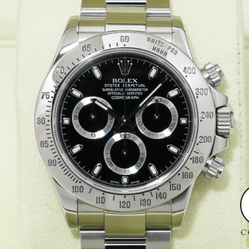 ロレックス デイトナ Ref.116520 ステンレススチール ブラック文字盤 美中古 e6xtedg8 商品画像1