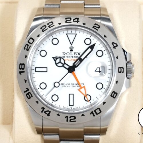 ロレックス エクスプローラーII Ref.226570 ステンレススチール ホワイト文字盤 オイスターブレスレット 中古 kpdenra9 商品画像1