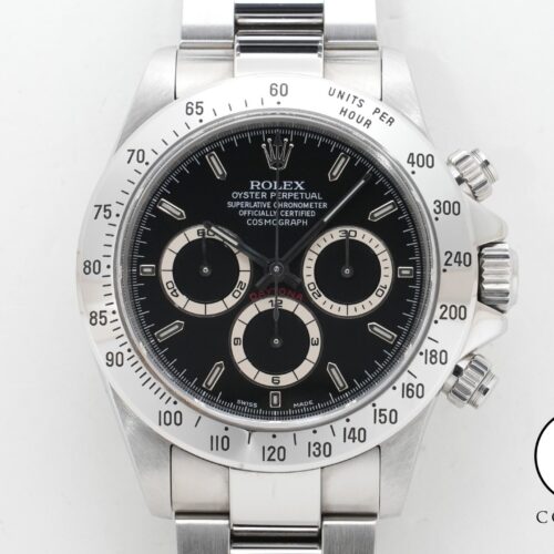 ロレックス デイトナ エルプリメロ Ref.16520 ステンレススチール ブラック文字盤 中古 mxnfg3nt 商品画像1