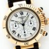 カルティエ パシャ クロノグラフ 38mm 150周年記念モデル Ref.W30X7651 イエローゴールド ホワイト文字盤 中古 xgi5pkzr 商品画像3