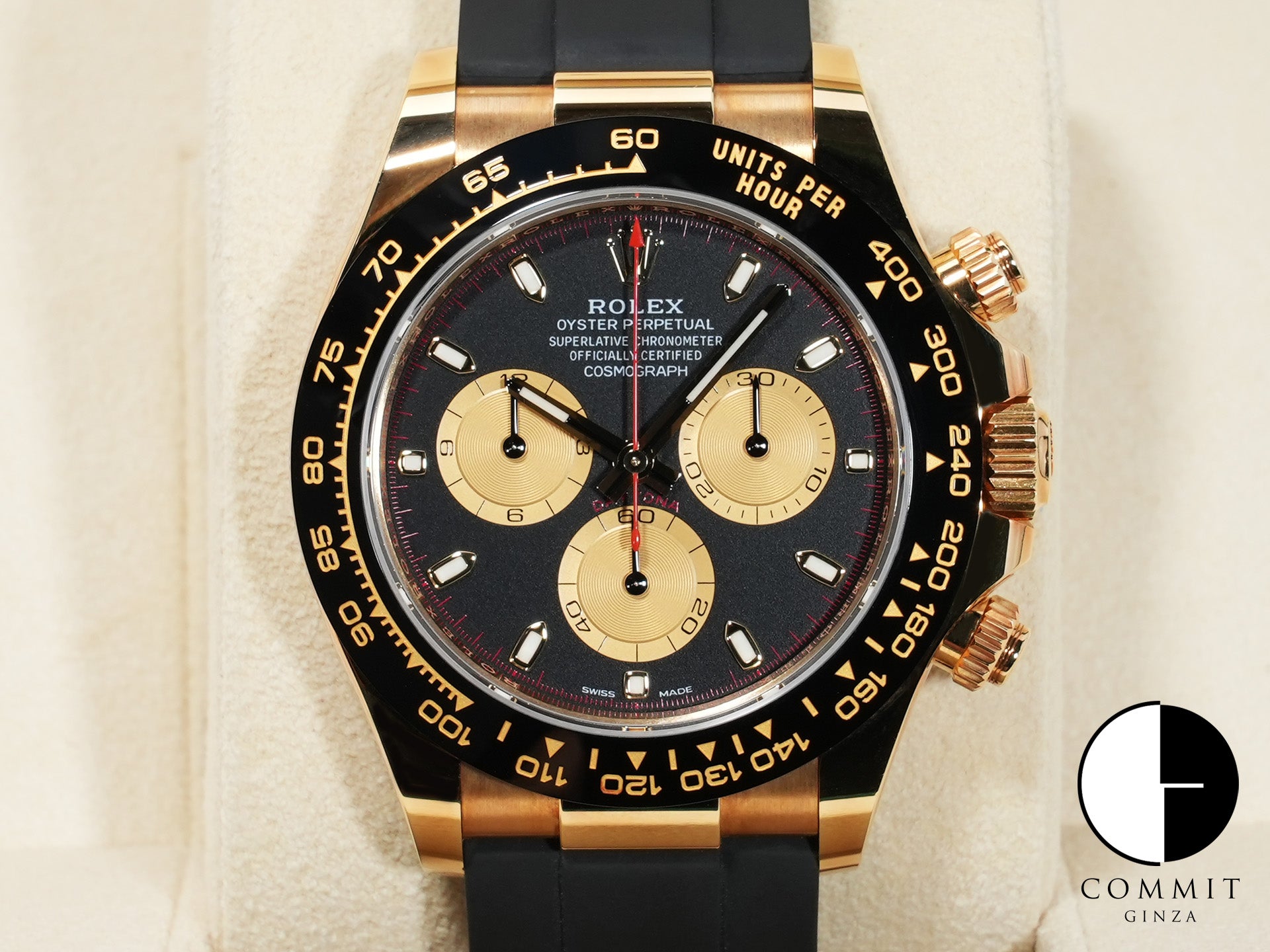 ロレックス デイトナ Ref.116518LN イエローゴールド ブラックxシャンパン文字盤 中古 9x98r6wz 商品画像1