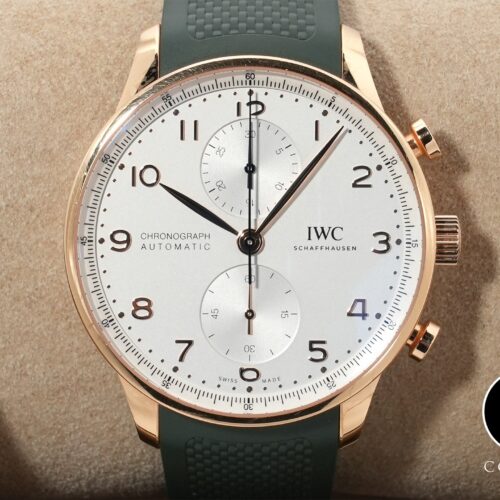 IWC ポルトギーゼ クロノグラフ Ref.IW371611 レッドゴールド シルバー文字盤 中古 4d8y9pup 商品画像1