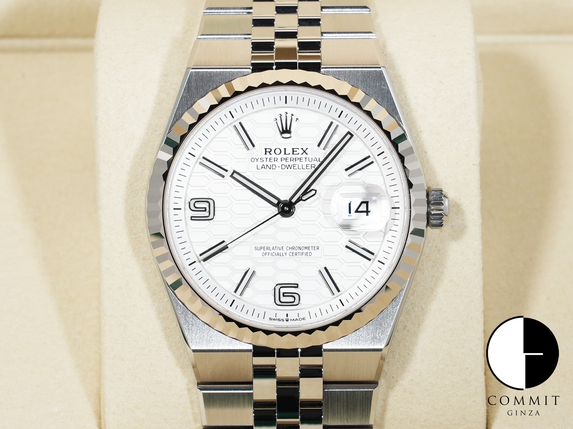 ロレックス ランドドゥエラー Ref.127234 ステンレススチール/ホワイトゴールド ホワイト文字盤 ジュビリーブレスレット 美品 qvyyn4bw 商品画像1