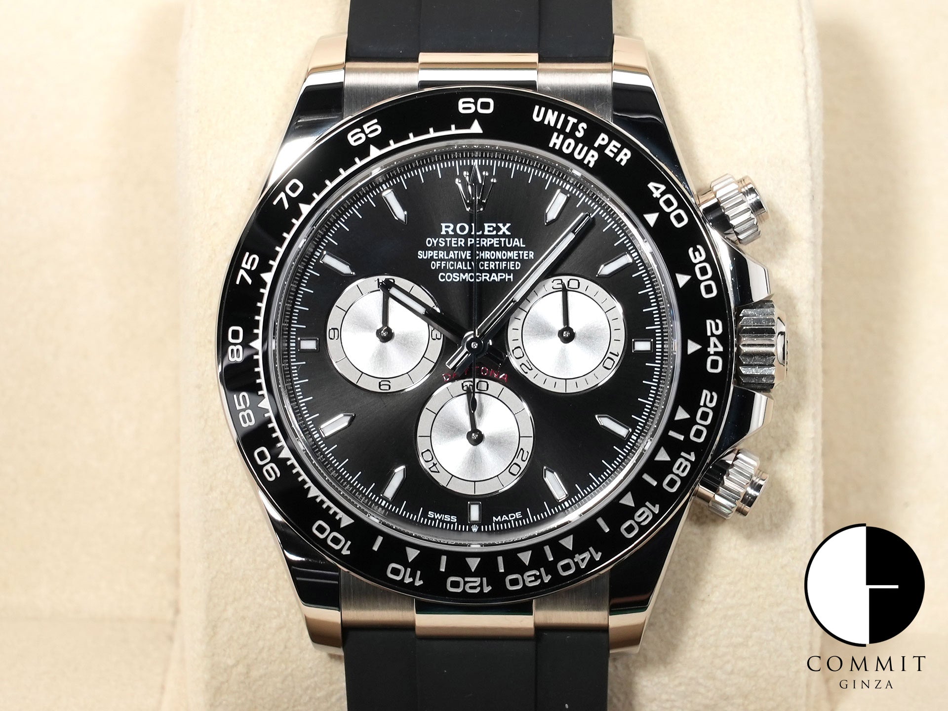 ロレックス デイトナ Ref.126519LN ホワイトゴールド ブライトブラックxスチール文字盤 美品 oaex5eg8 商品画像1