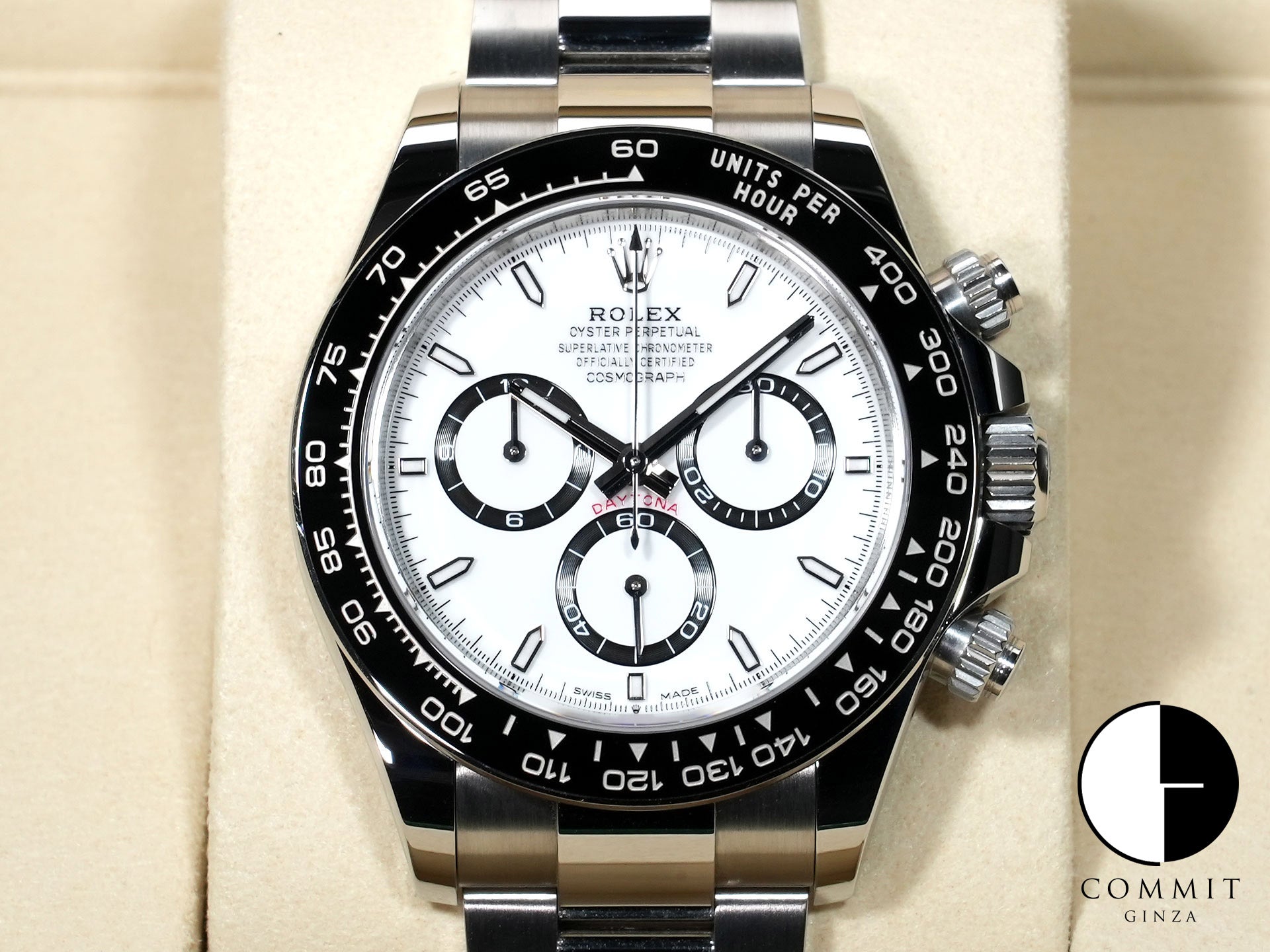 ロレックス デイトナ Ref.126500LN ステンレススチール ホワイト文字盤 中古 hfbre39w 商品画像1