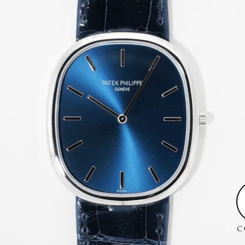 パテックフィリップ ゴールデンエリプス Ref.5738P-001 プラチナ ブルー・ソレイユ文字盤 未使用 t6skbwu9 商品画像1